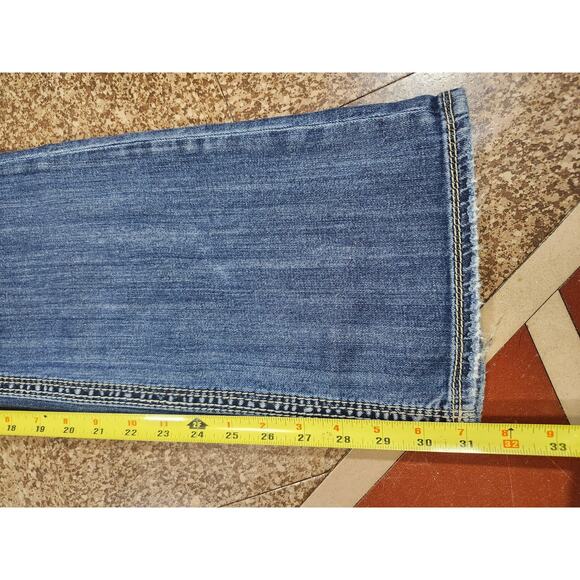 Silver Jeans Co Suki Surplus 34x31 Bootcut Rustic Western Cowgirl Chic Mid-Rise - Picture 5 of 9